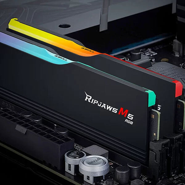 G.Skill Ripjaws M5 RGB 32GB (16GBx2) DDR5 6000MHz Desktop RAM (Matte Black)